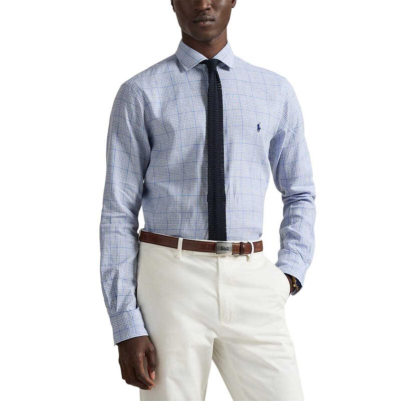 Polo Ralph Lauren Custom Fit Checked Linen-Blend Shirt image number 0